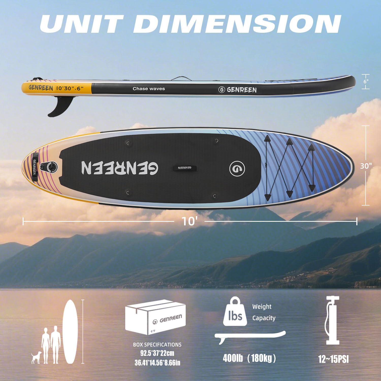 Tavola Paddle Gonfiabile 10ft Basic All-Around - immagine 3