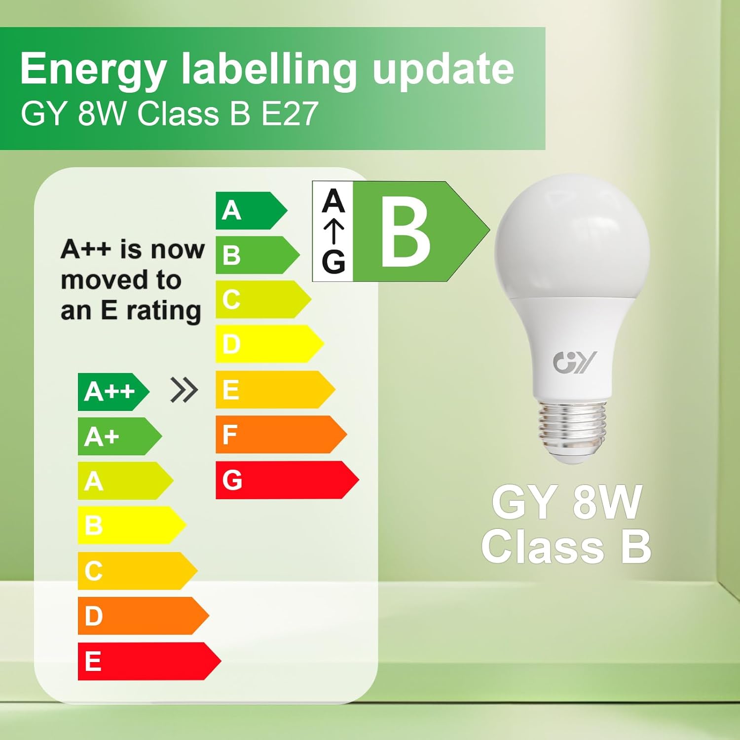 Gy Lampadina LED E27 8W (12 Pezzi), Luce Fredda 6500K - immagine 7