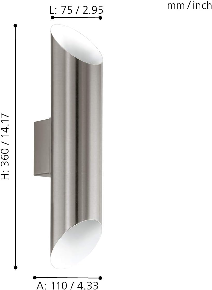 Eglo Lampada da Parete da Esterni a LED Agolada - immagine 3