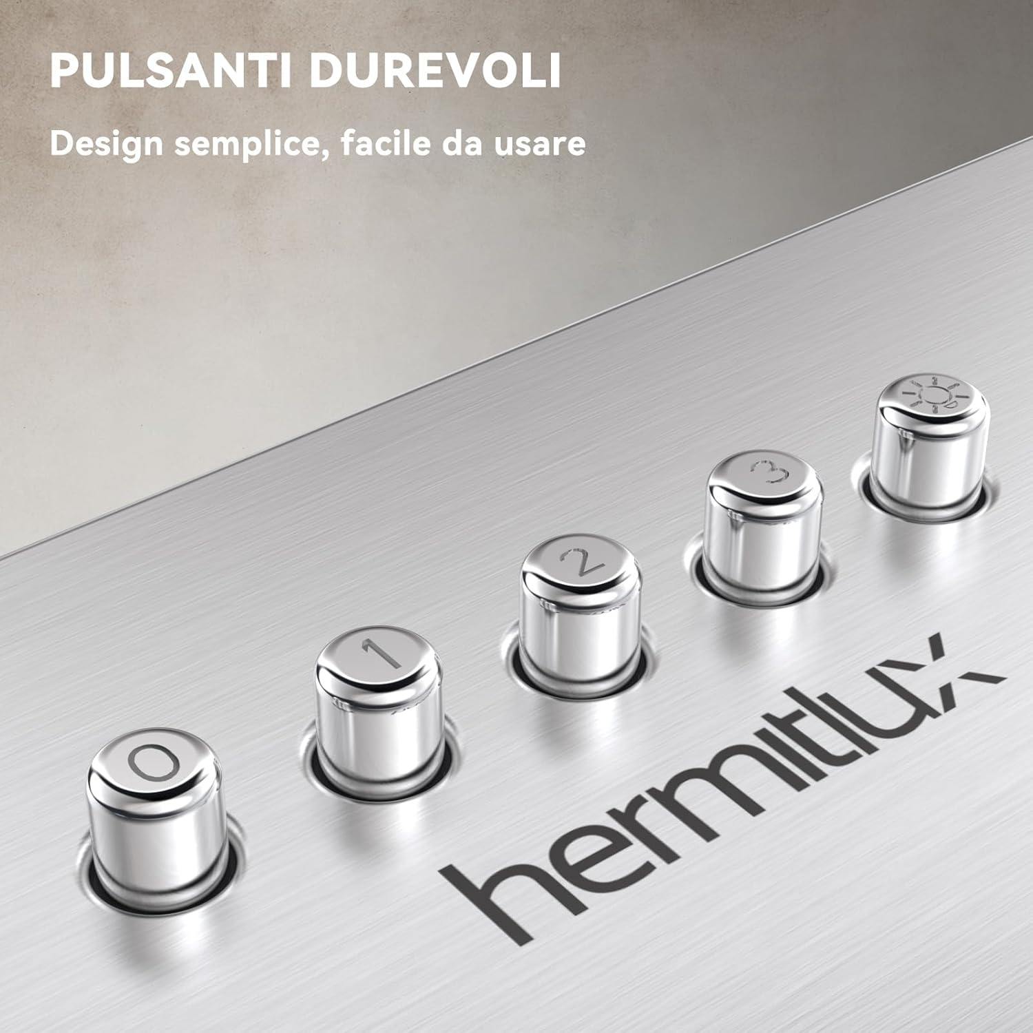 Hermitlux Cappa Aspirante Incasso 52 cm, Classe A - immagine 6