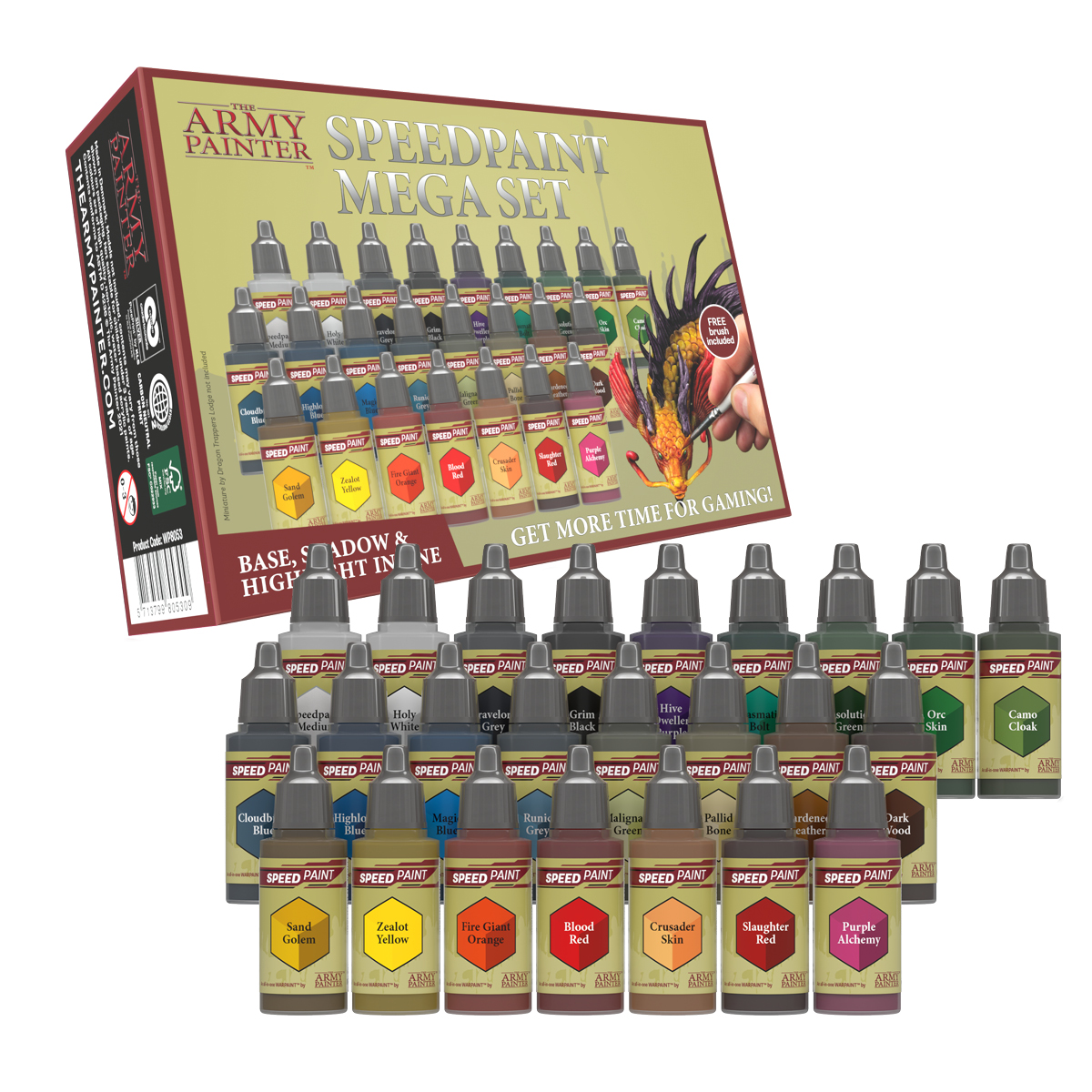 The Army Painter Speedpaint Mega Set - 24 Colori Acrilici