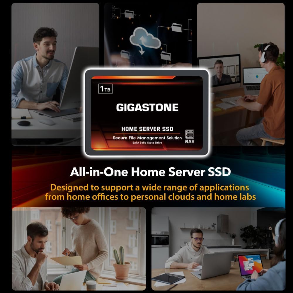 Gigastone Home Server SSD 2TB NAS Drive Cache - immagine 2