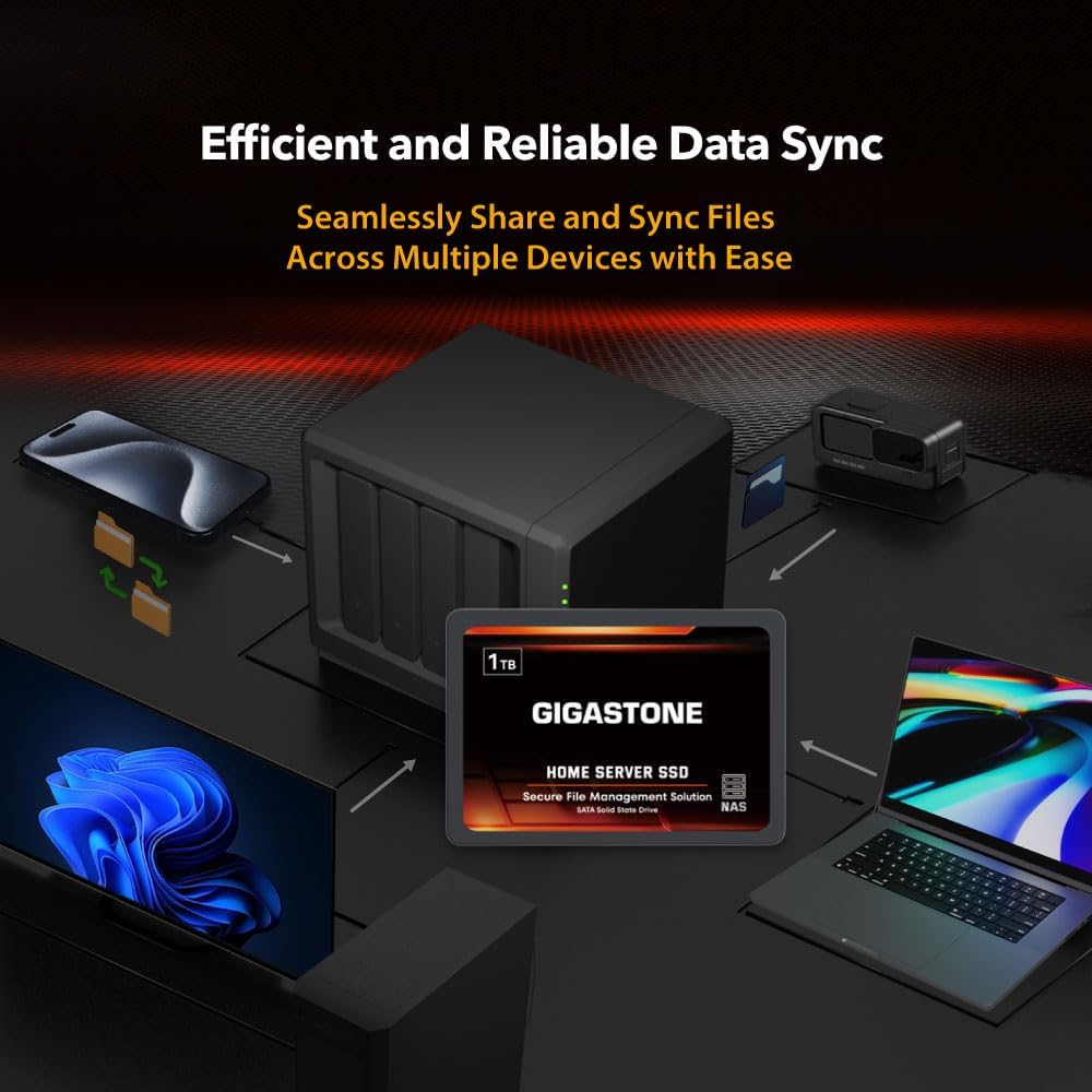 Gigastone Home Server SSD 2TB NAS Drive Cache - immagine 4