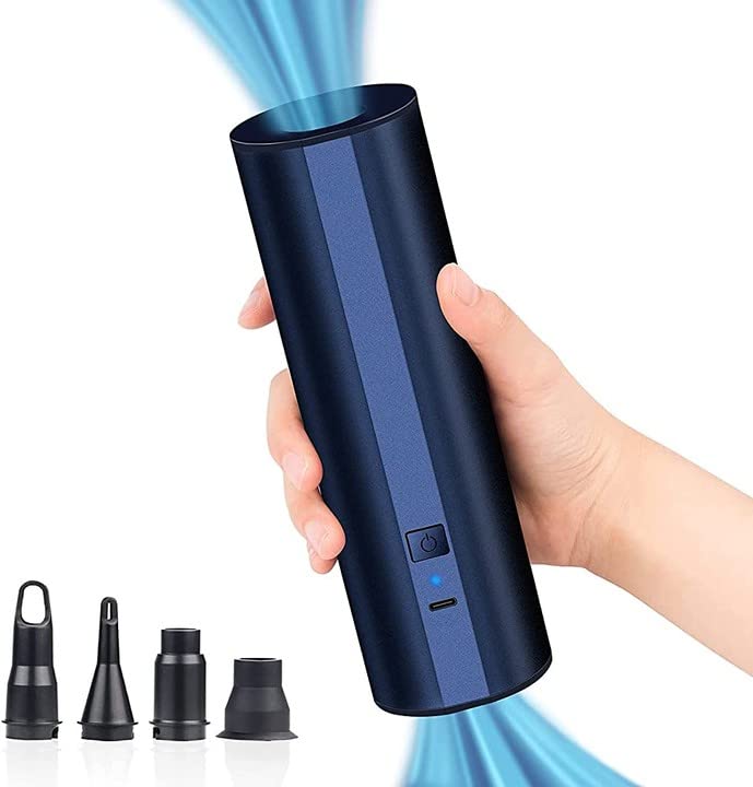 Pompa Elettrica Ricaricabile Portatile con 4 Ugelli