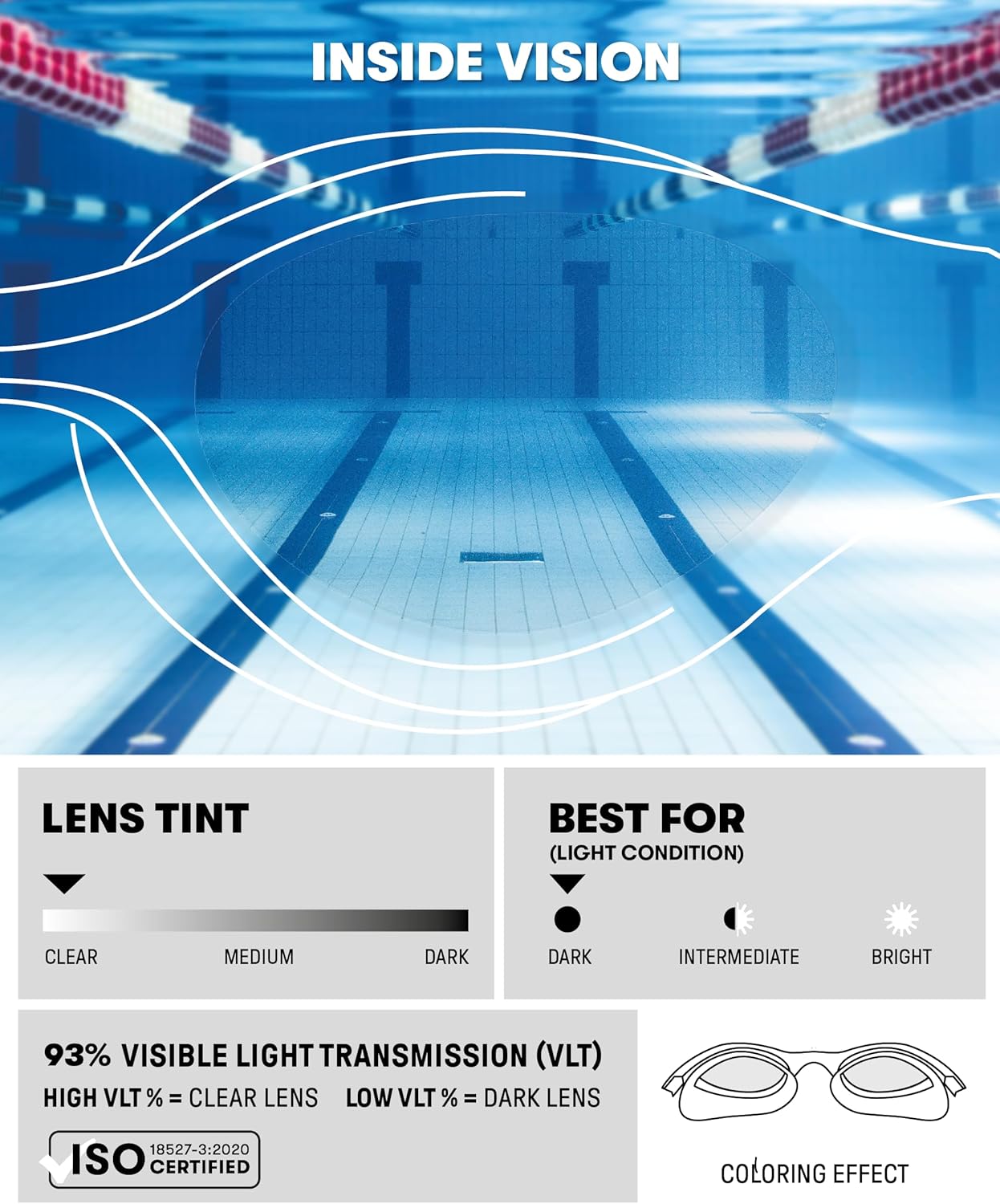 Arena The One Junior - Occhialini Nuoto Anti-Appannamento - immagine 3