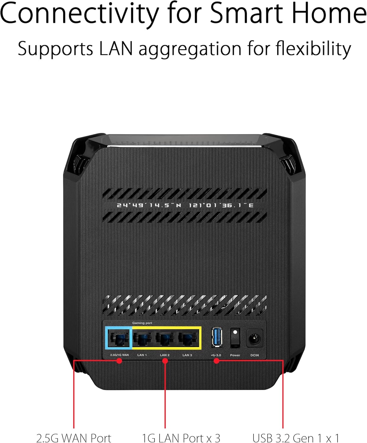 Asus ROG Rapture GT6 - Sistema Mesh WiFi 6 Triple Band - immagine 7