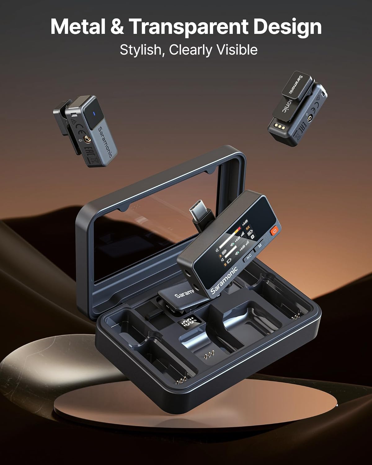 Saramonic Air Microfono Lavalier Wireless USB-C - immagine 2