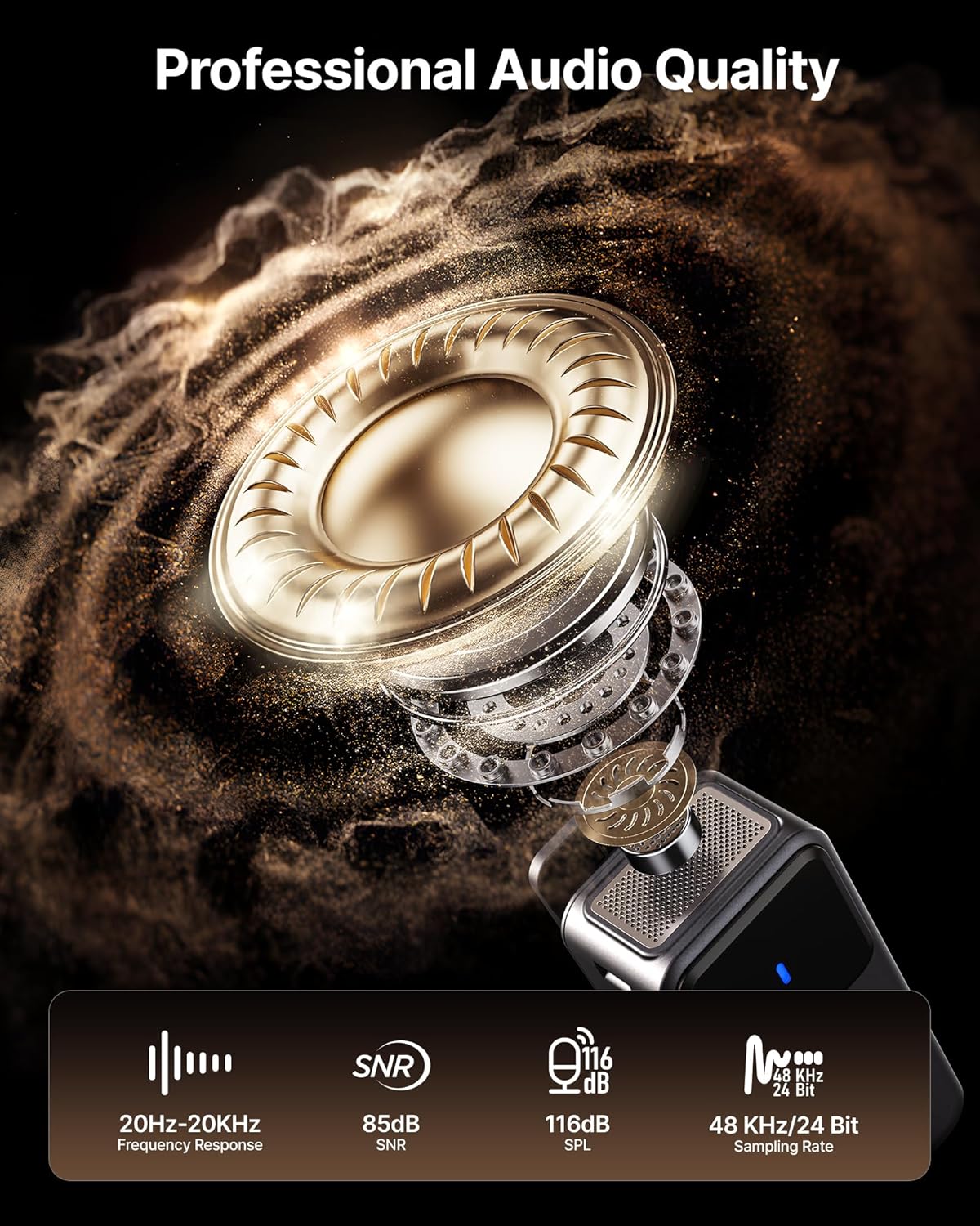 Saramonic Air Microfono Lavalier Wireless USB-C - immagine 3