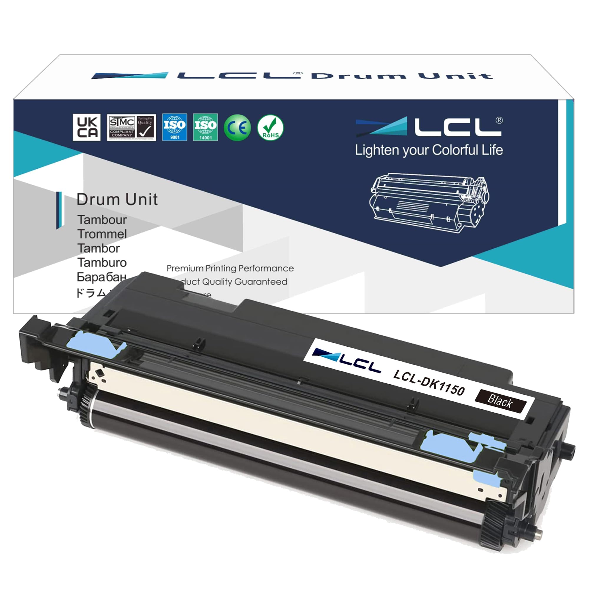 Lcl Tamburo Compatible DK1150 per Kyocera Ecosys P2040, Nero | Velz