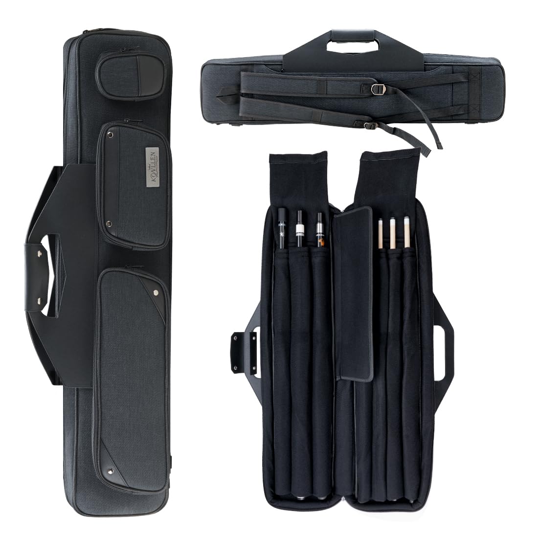 KONLLEN Custodia Rigida per Stecche da Biliardo 2x4