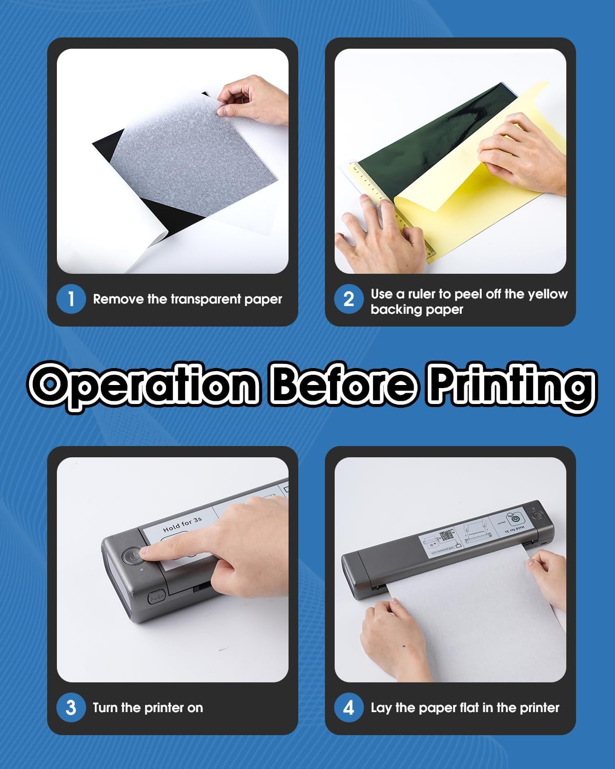 Phomemo M08F Stampante Stencil Tattoo con Custodia - immagine 6