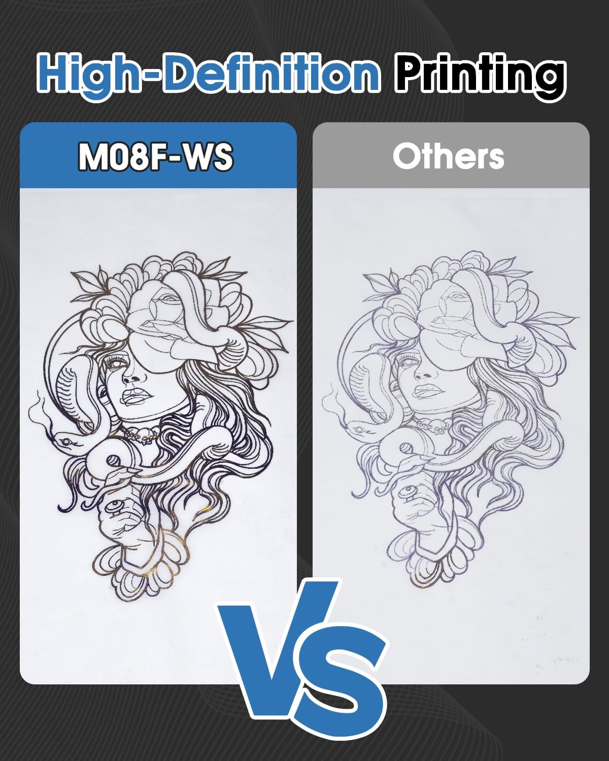 Phomemo M08F Stampante Stencil Tattoo con Custodia - immagine 8