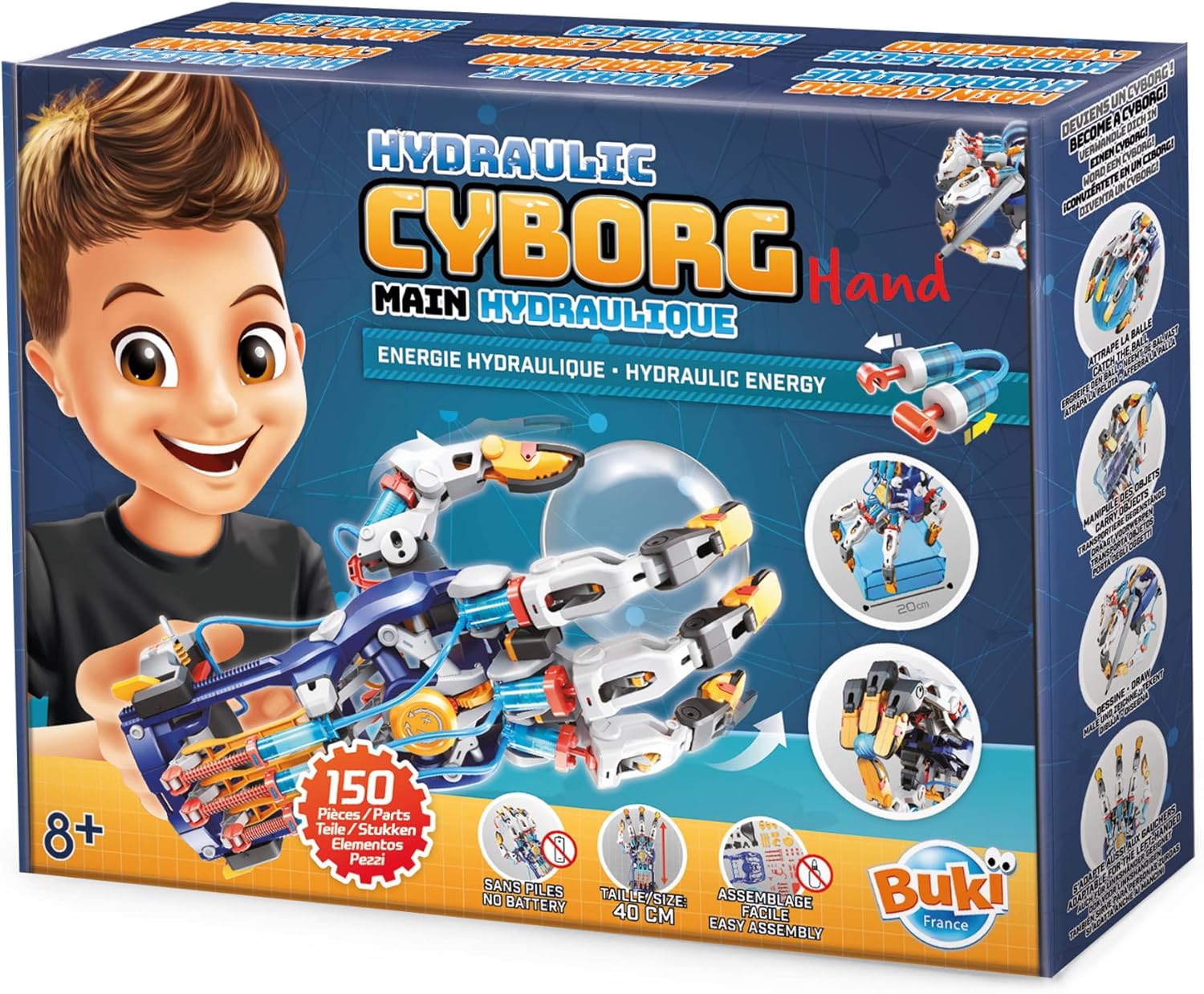 Buki - Mano Cyborg Idraulica, Multicolore - immagine 1