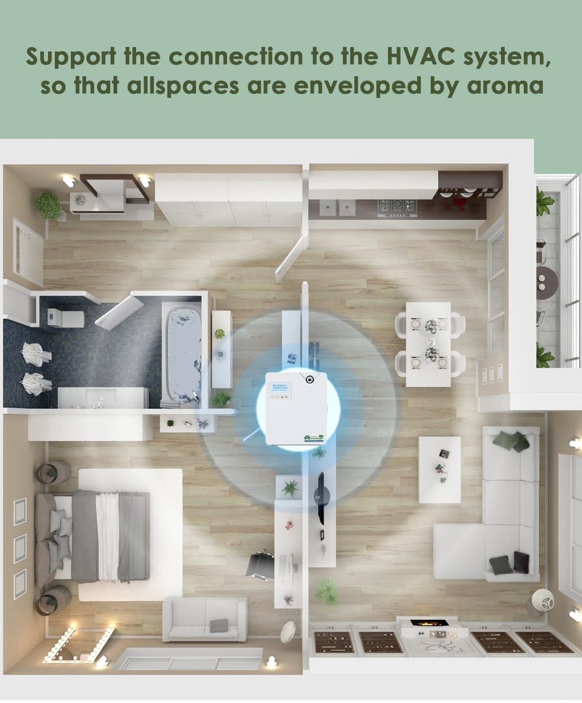 Mxmoonant Diffusore Oli Essenziali Senza Acqua 300ml - immagine 7