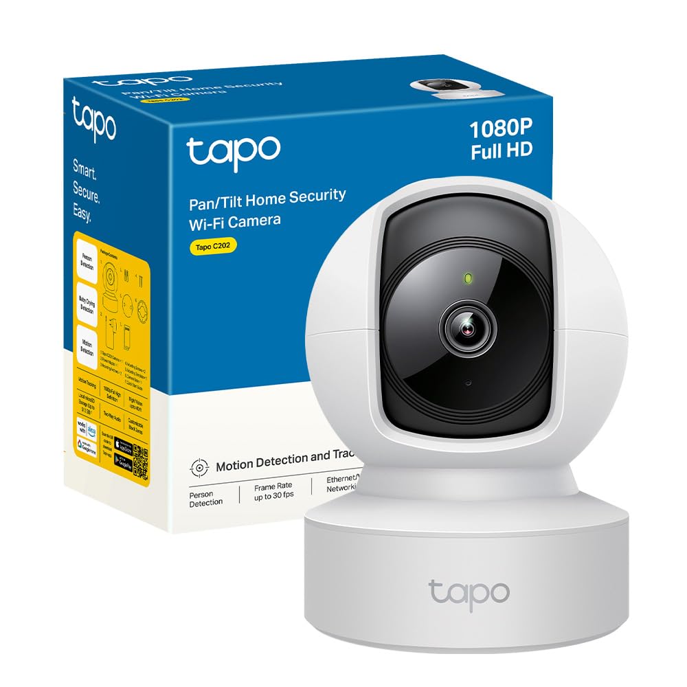 Tapo C202 Telecamera Wi-Fi Interno FHD 360°
