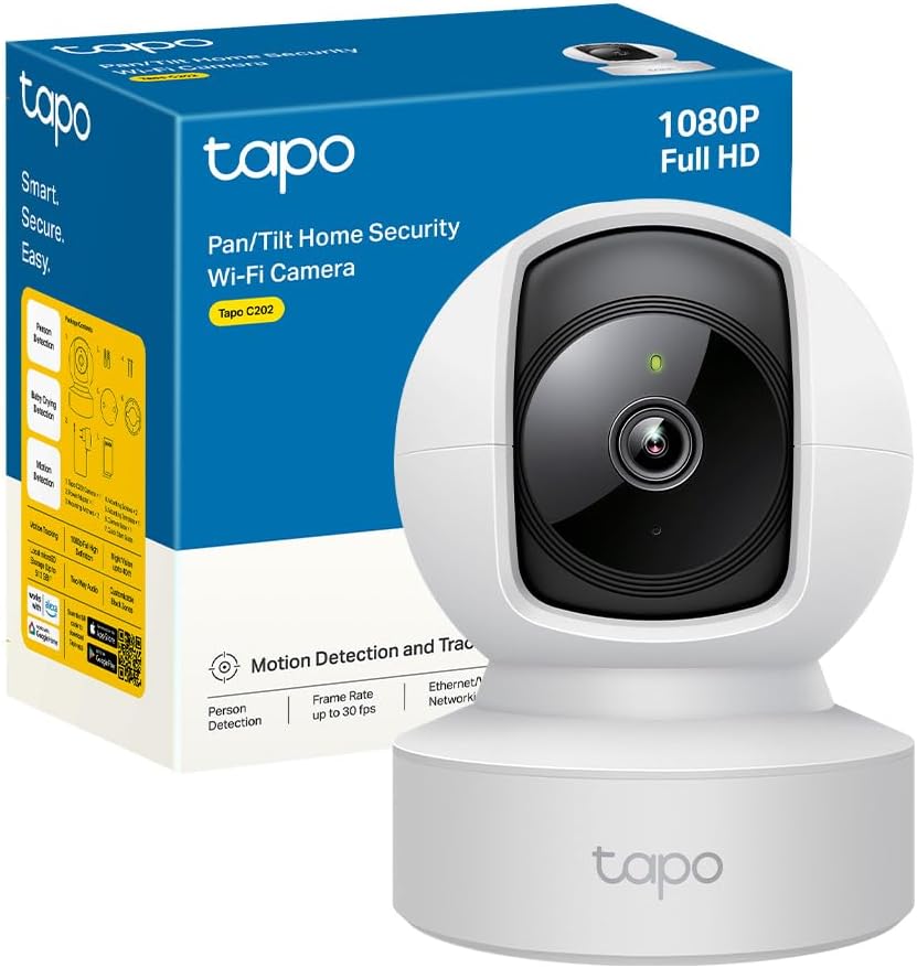 Tapo C202 Telecamera Wi-Fi Interno FHD 360° - immagine 1