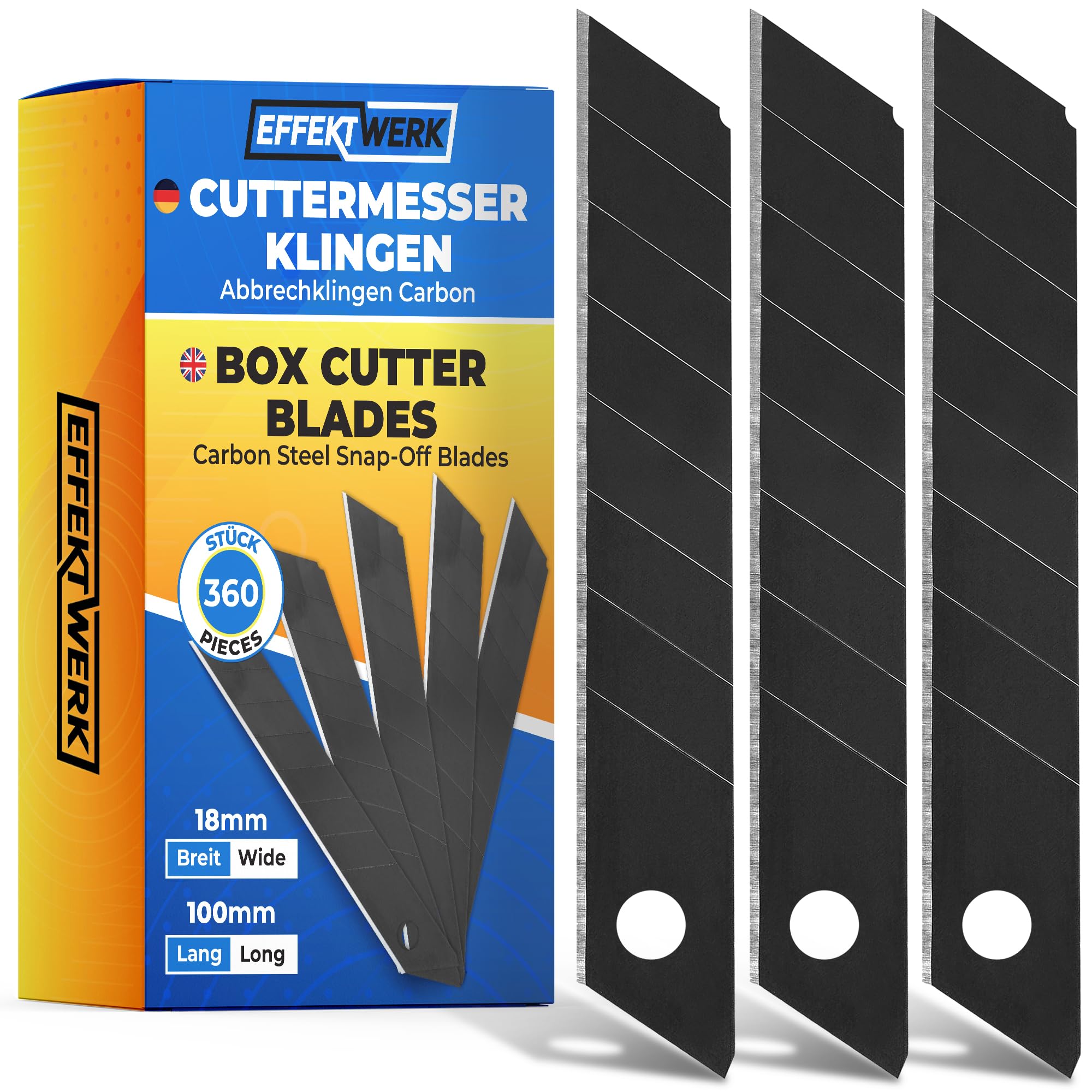 Effektwerk Set Lame di Ricambio per Taglierino 18mm