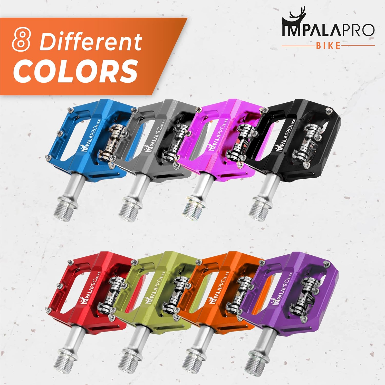 Impalapro Pedali Doppia Funzione Compatibili Shimano SPD - immagine 3