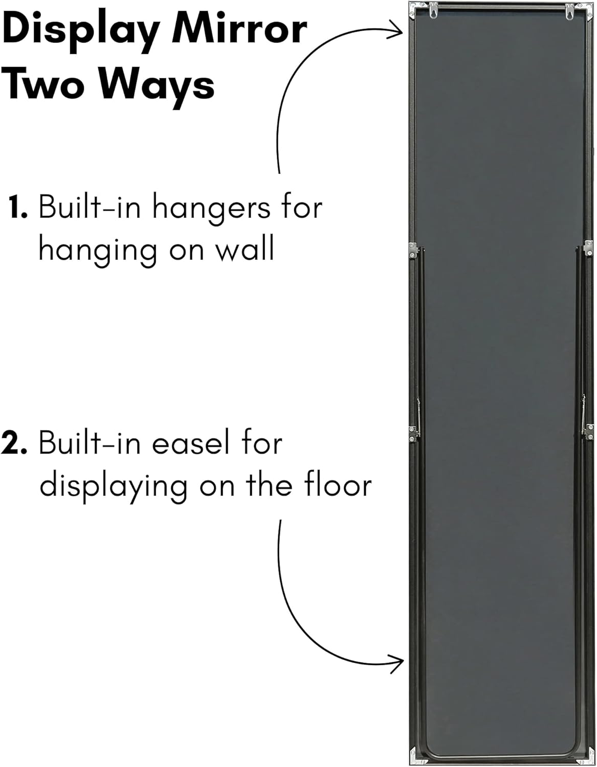 Americanflat Specchio Lungo da Parete e Terra 35,5x150 cm - immagine 6