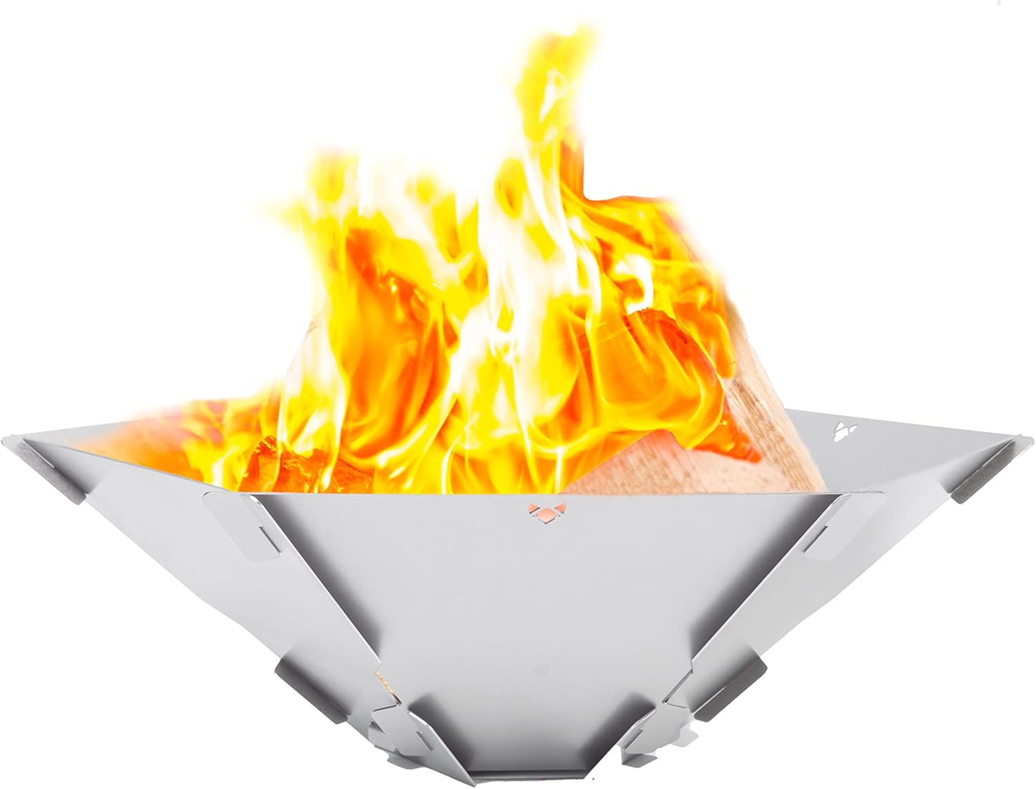 Hexagon - Braciere Portatile in Acciaio Inox