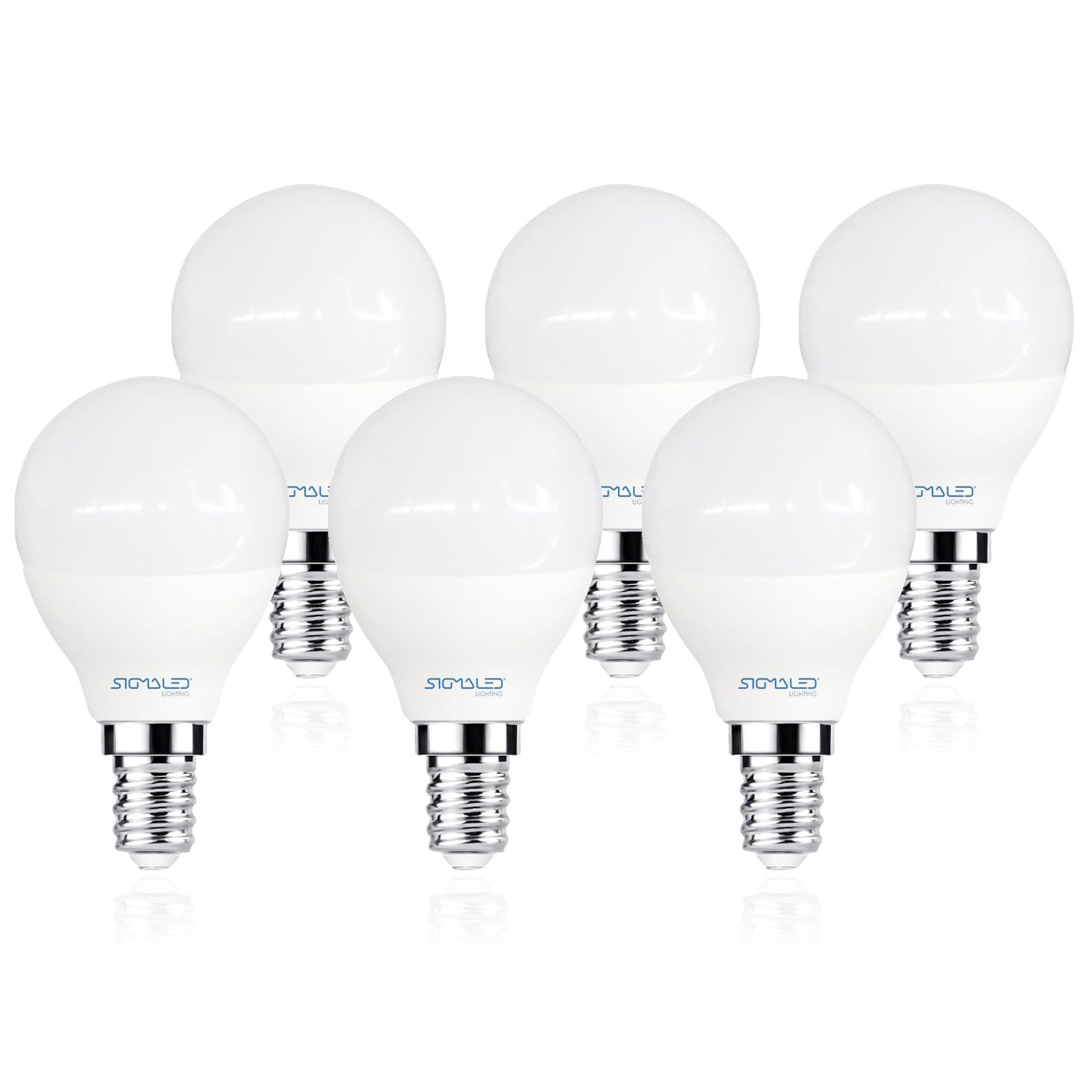 Sigmaled Lighting - Lampadina LED E14 6W GLOBO (6 Pezzi)