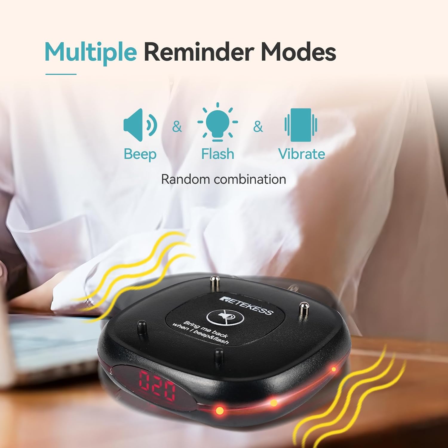 retekess TD161 Cercapersone Ristorante Wireless (20 Pager) - immagine 3