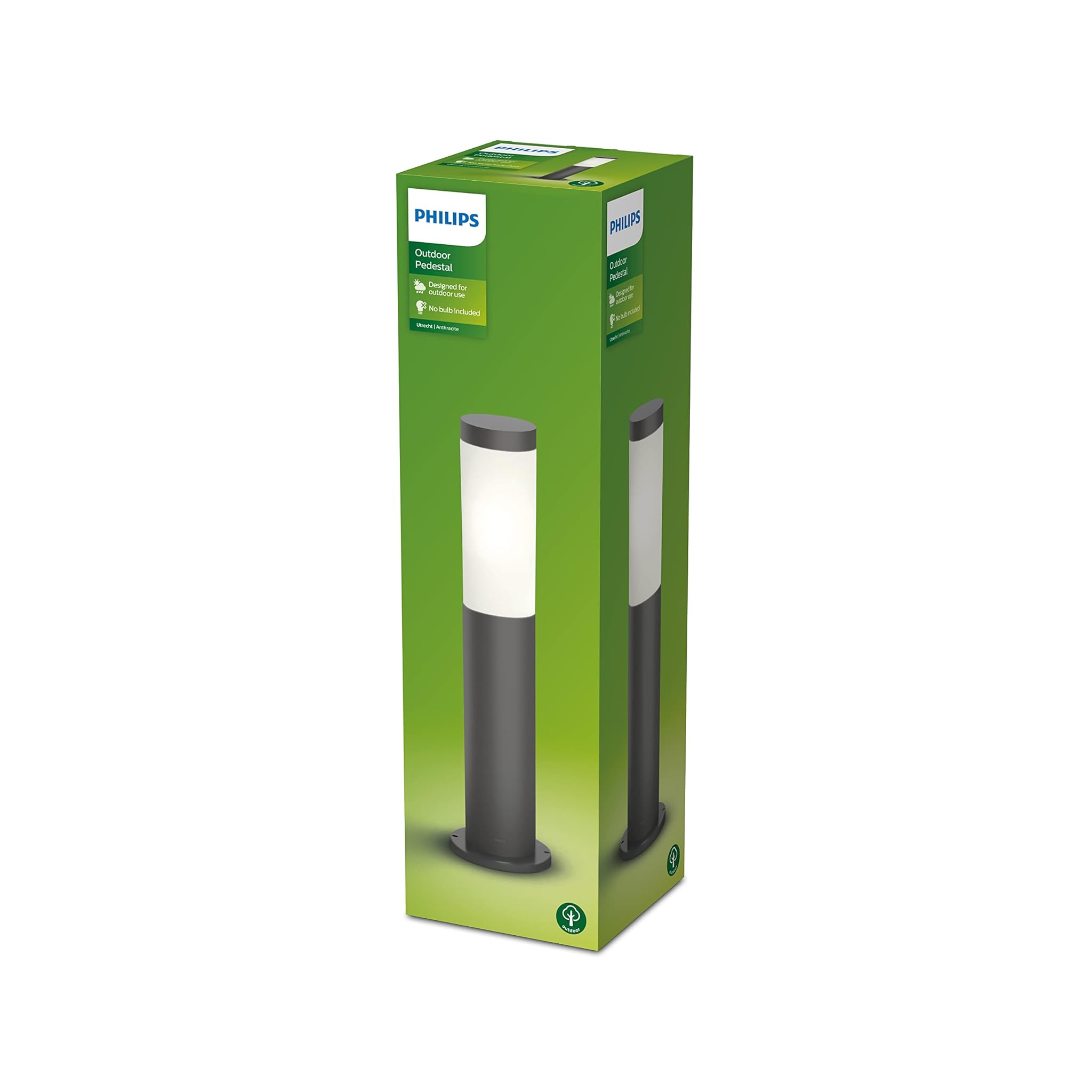 Terminal esterno Philips Utrecht - 1x20W - Antracite