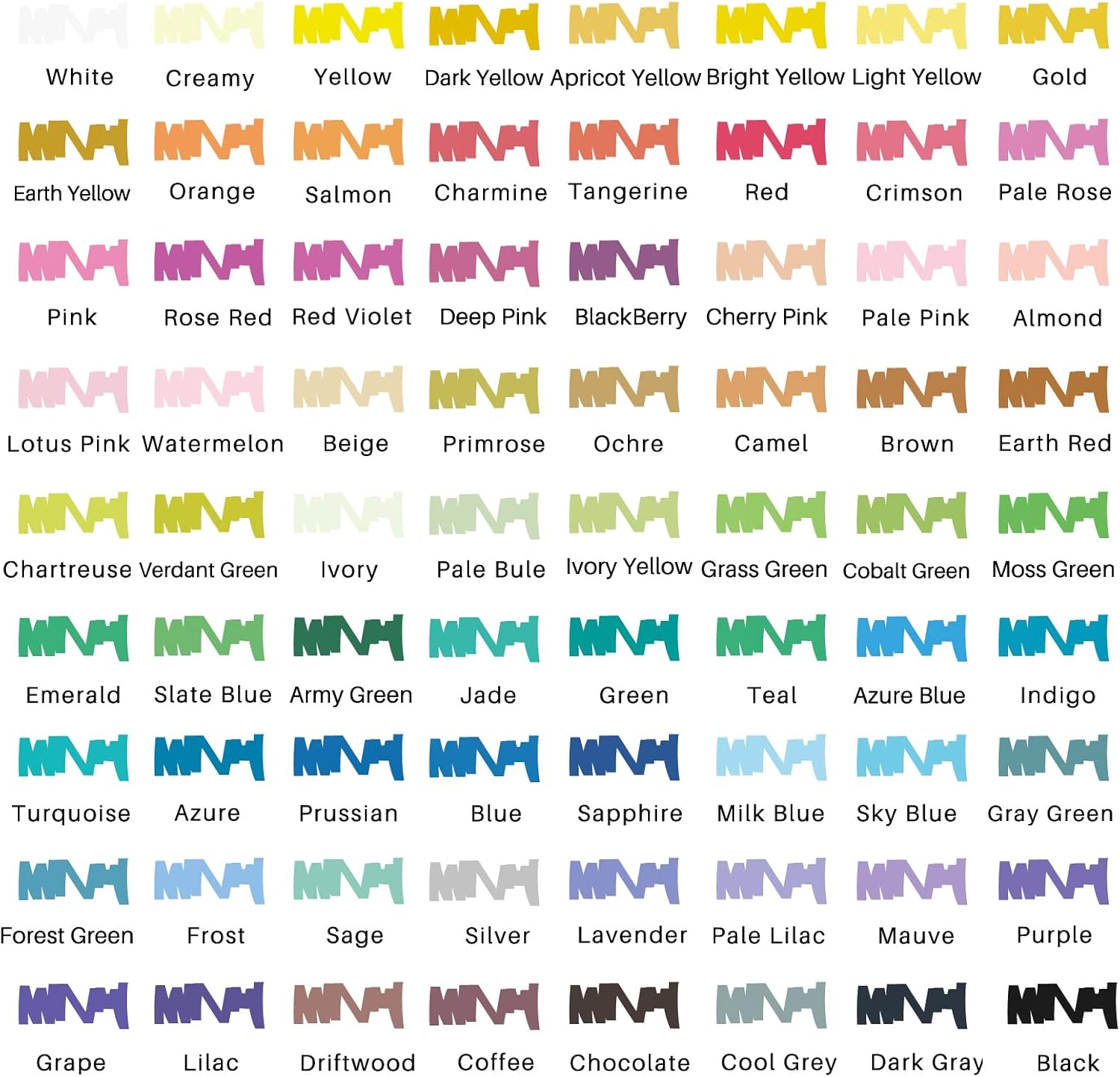 Artecho Pennarelli Acrilici Doppia Punta 36 Colori - immagine 2