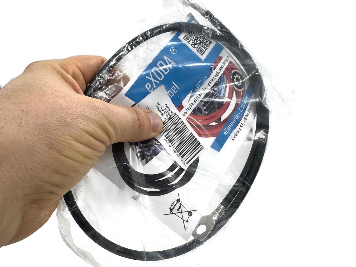 Exoda Cavo Batteria 50 mm² 2,5m Rosso - immagine 2