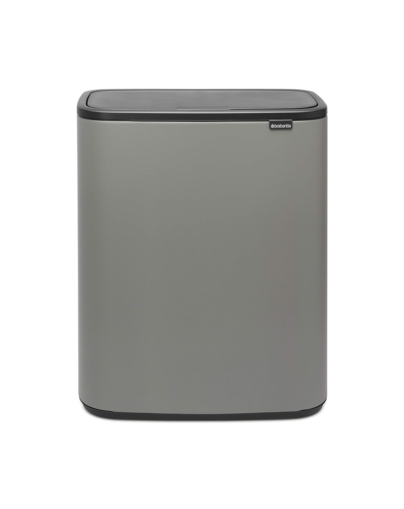Brabantia Pattumiera Bo Touch Bin, 2 x 30L, Calcestruzzo minerale grigio