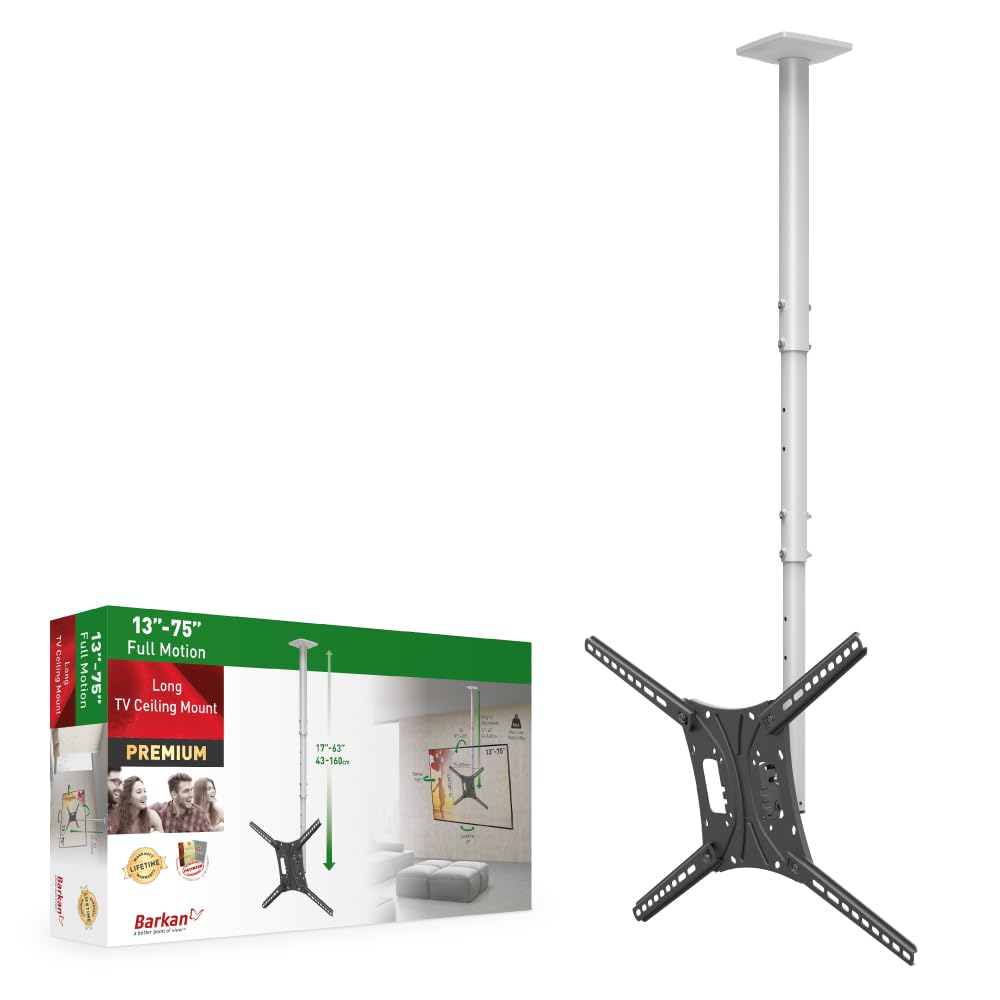 Barkan Supporto da Soffitto TV 13-75 pollici 43kg