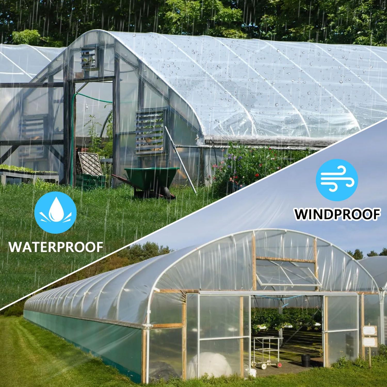 Telone Trasparente in PVC 420 g/m² 3x5m - immagine 3