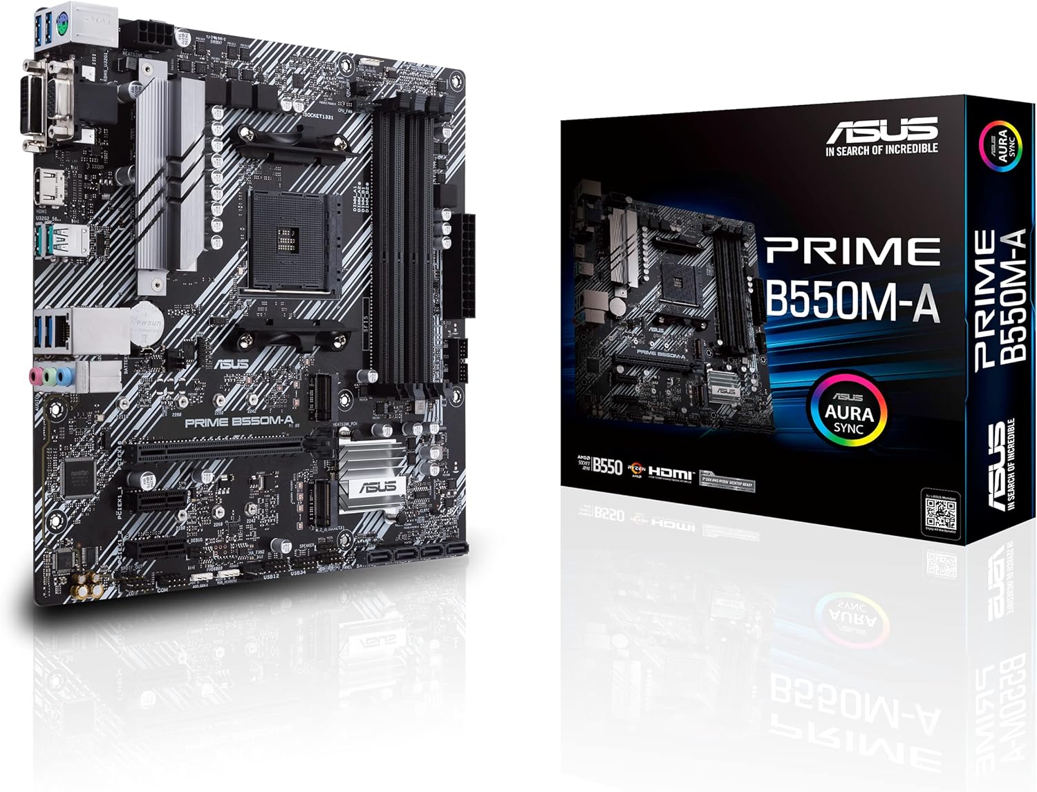 Asus PRIME B550M-A - Scheda Madre Micro ATX AMD B550 - immagine 1