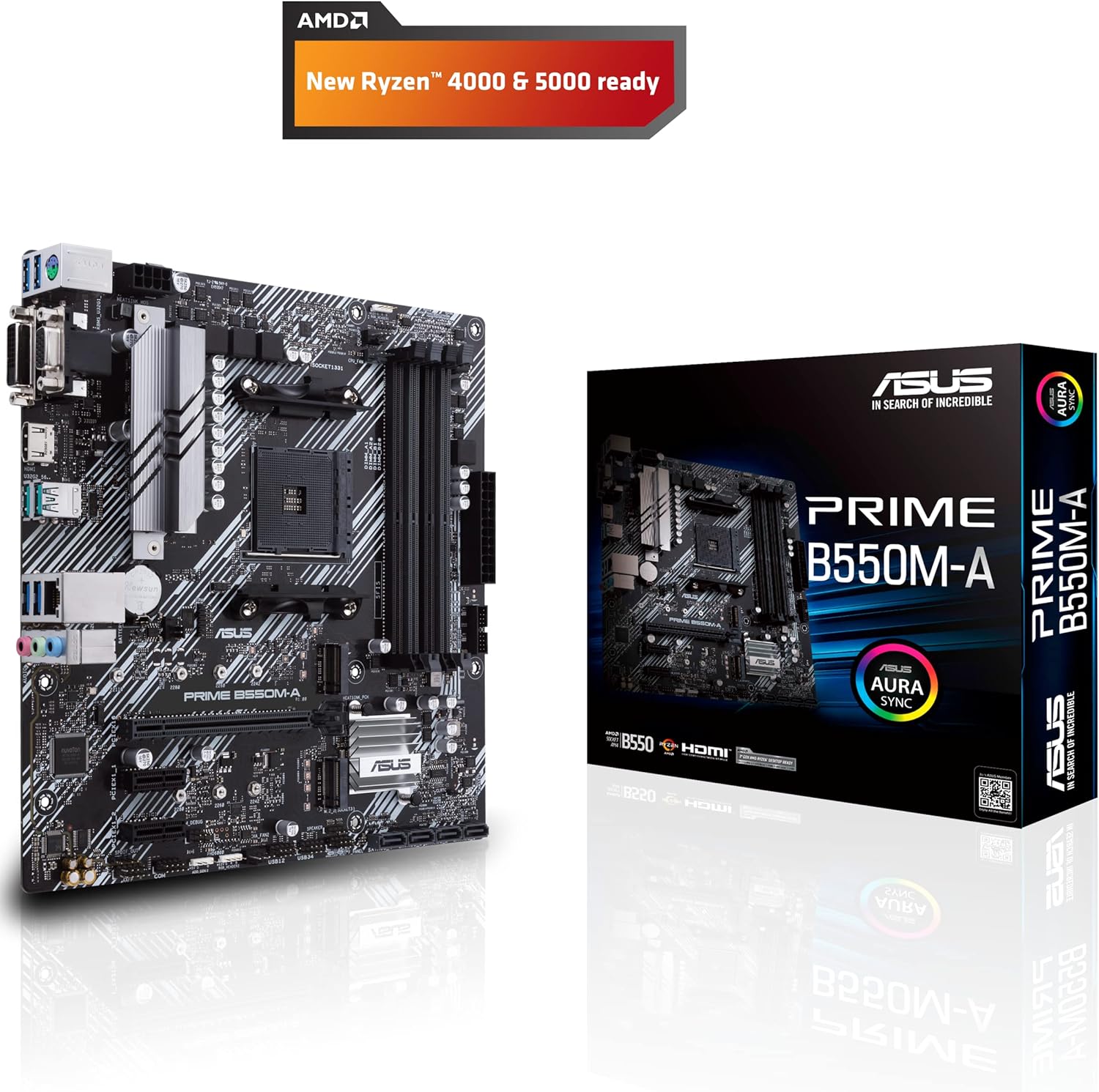 Asus PRIME B550M-A - Scheda Madre Micro ATX AMD B550 - immagine 2