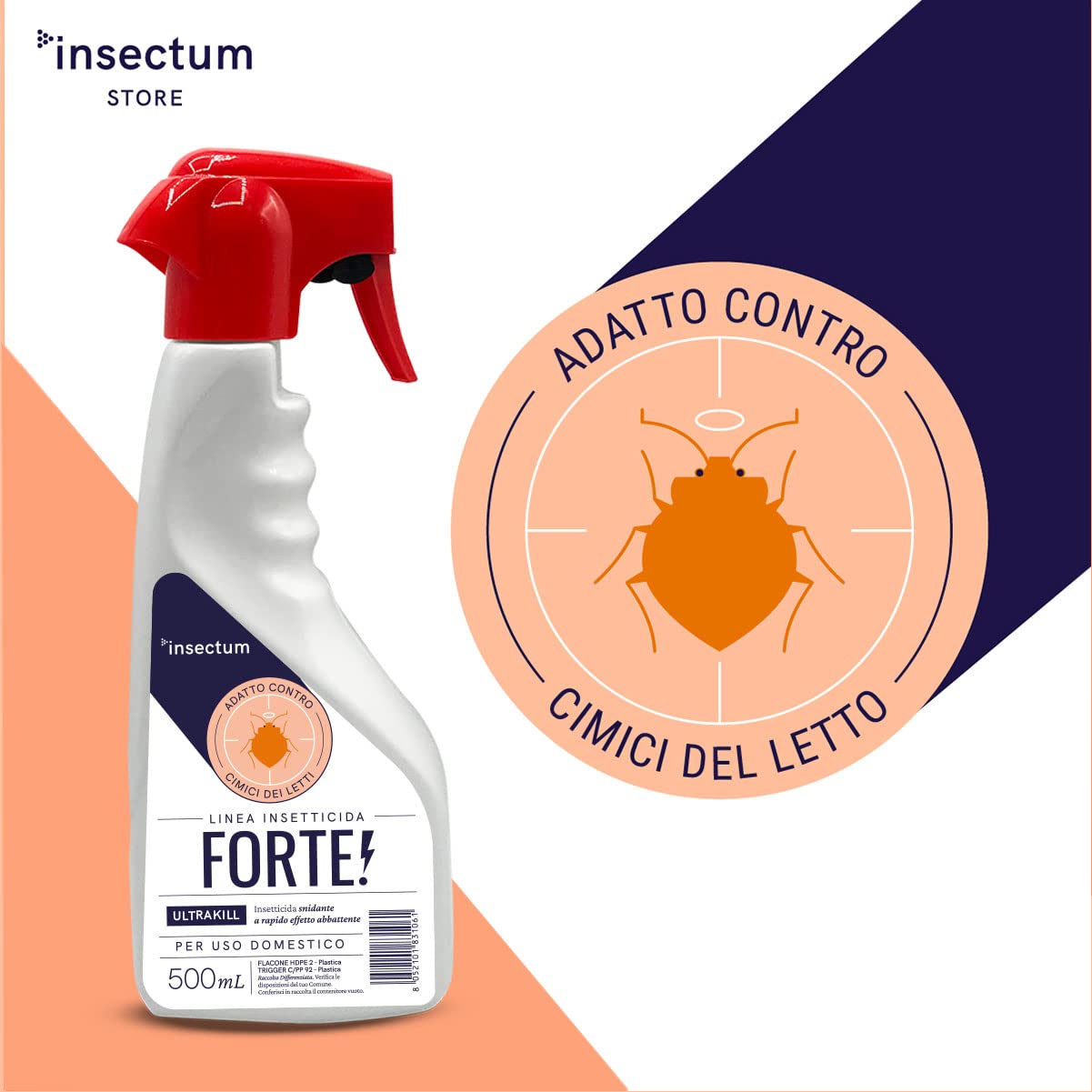 KILLMAX Forte Insetticida Cimici da Letto Spray - 2x500 ml - immagine 3