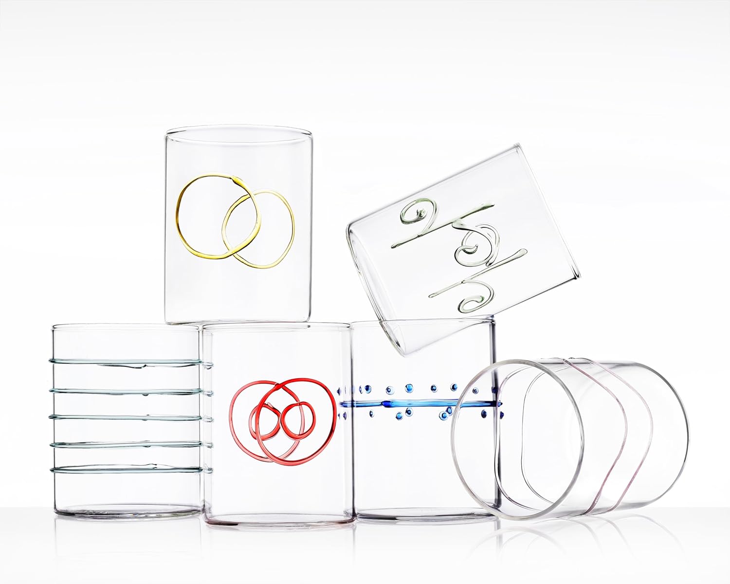 Ichendorf Milano Set 6 Bicchieri Acqua 30cl, Assortiti - immagine 2