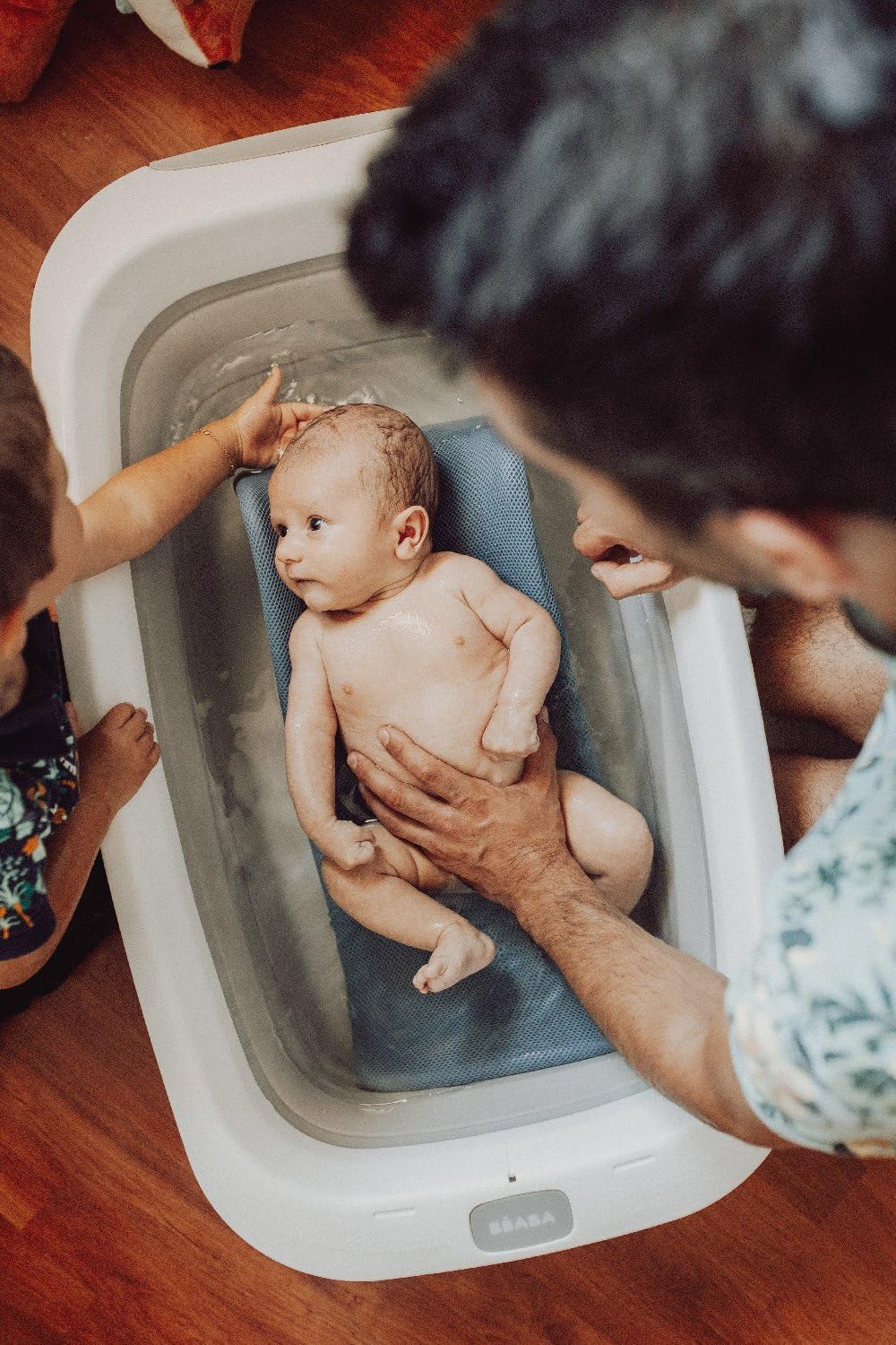 Béaba Vaschetta Bagnetto Pieghevole Eazy Pop Camélé'O, Grigio - immagine 6