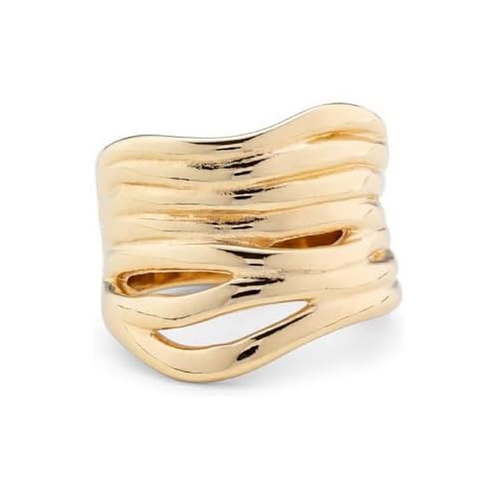 UNO DE 50 Anello in Lega di Metallo Placcato Oro 18 carati