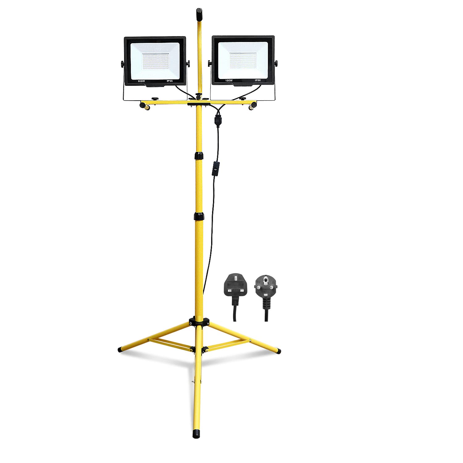 Picaa Faretto LED da Esterno 2x100W con Cavalletto