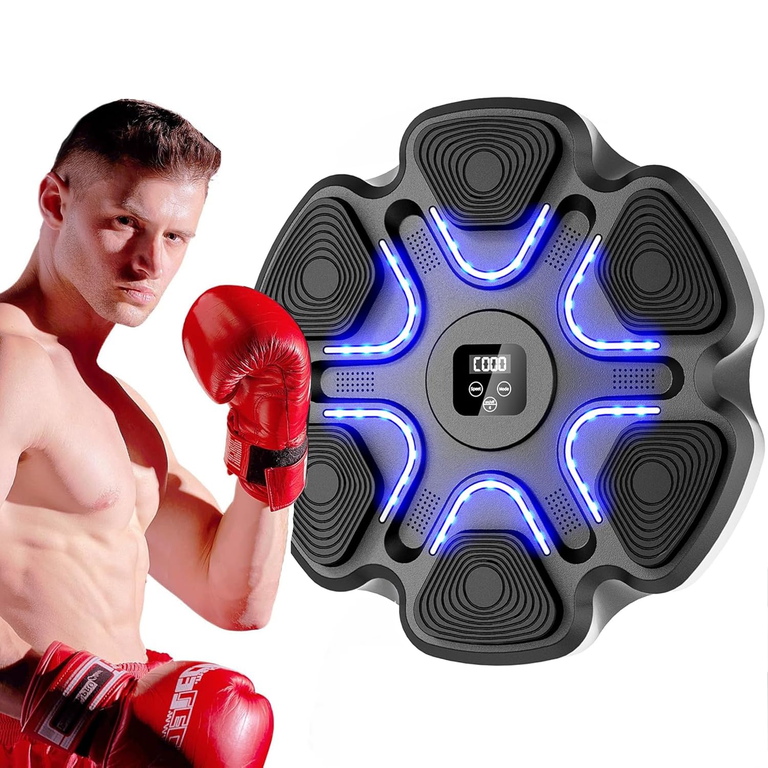 Macchina da Boxe Musicale Smart Bluetooth con LED