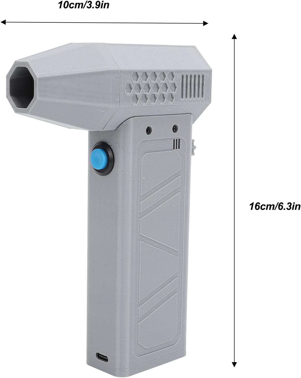 Elprico Mini Ventilatore Jet Dry 140000 Giri/min, Grey - immagine 6