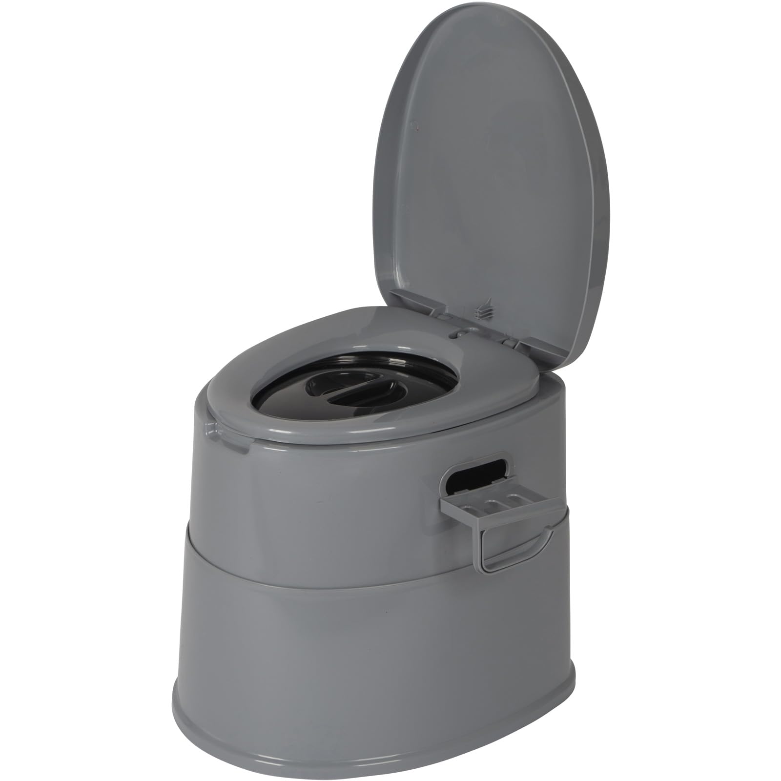 Bo-Camp - WC portatile divisibile - Altezza seduta 45 cm - 7 Litri - Grigio
