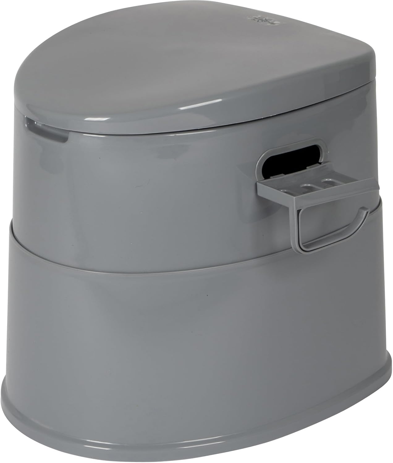 Bo-Camp - WC portatile divisibile - Altezza seduta 45 cm - 7 Litri - Grigio - immagine 2