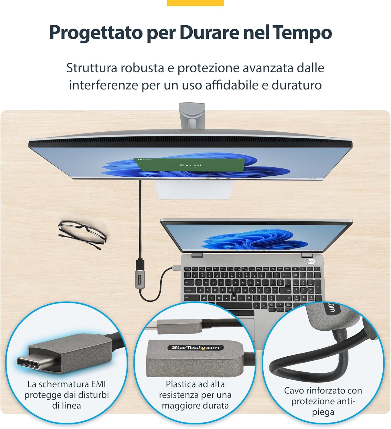 Startech.com Adattatore USB-C a HDMI 2.1 4K 60Hz HDR10 - immagine 6