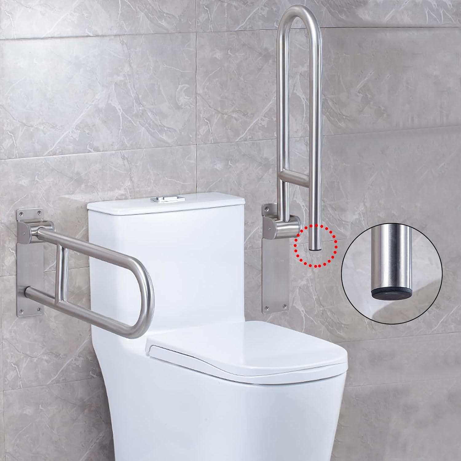 Maniglione Bagno Disabili 60cm, Maniglia Doccia Anziani, di Sostegno ...
