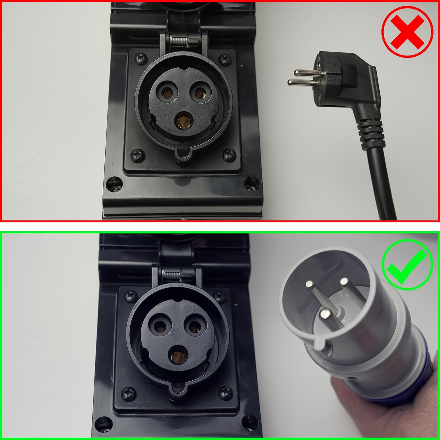 Carré Rouge Terminale di Ricarica 32A 7KW per VE - immagine 2