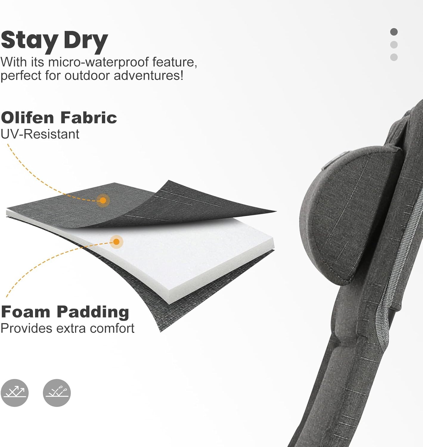 Homecall 30023 Sedia, Grigio - immagine 4