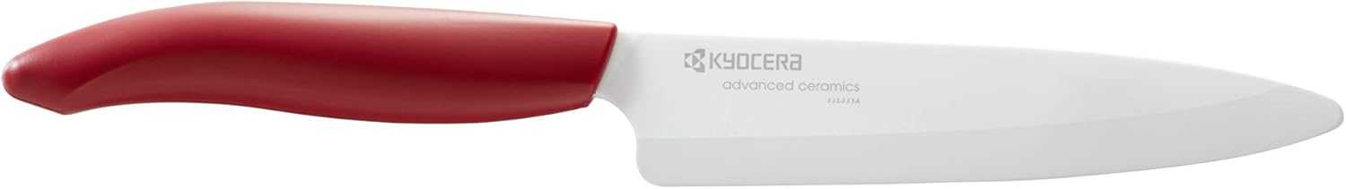 Kyocera Coltello universale in ceramica 13 cm, Rosso - immagine 1