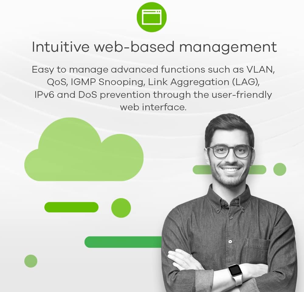 Zyxel Switch Gigabit 24 Porte Smart Gestito - immagine 6