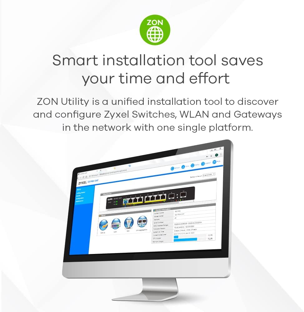 Zyxel Switch Gigabit 24 Porte Smart Gestito - immagine 7